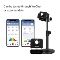 Analyseur PAR portable sans fil HPCS330P, 350-800 nm, pour l'éclairage des plantes, analyseur de lumière de croissance PAR, spectromètre NIR