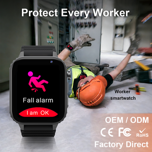 Reloj de Seguridad para Trabajadores de la Construcción con Llamada de Emergencia SOS 4G, Detección de Caídas, Rastreador GPS, Resistente al Agua IP68, Batería de 950 mAh, Barómetro y Geocerca - Product Image 1