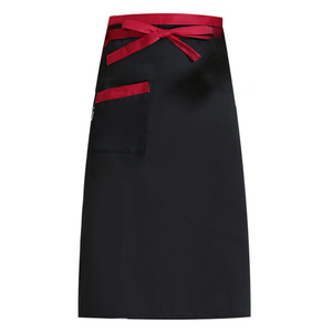 Tablier de Chef Épais Sans Manches <span class=keywords><strong>Youbu</strong></span> en Polyester Couleur Unie avec 1 Poche pour Hôtels, Cafés et Restaurants Occidentaux - Vêtements de Travail en Gros - Product Image 5