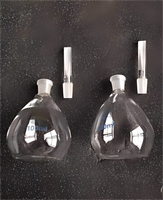 Pycomètre en verre borosilicaté de qualité laboratoire, résistant aux hautes températures, disponible en différentes tailles OEM, transparent