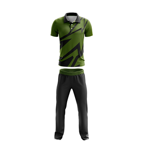 Uniforme de Cricket Deportivo de Poliéster 2025 con Logotipo Personalizado, Diseño Moderno, Alta Calidad, Nueva Llegada, Venta al Por Mayor, Tallas Grandes - Product Image 1