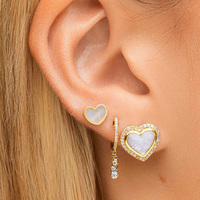 Boucles d'oreilles pendantes Xinyun en argent sterling 925 avec double zircone, accessoires de mode exquis pour femmes, pour mariage et usage quotidien