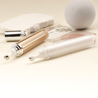 Bouteilles à rouleaux vides rechargeables de 20ml Bouteille à rouleaux en plastique Bouteilles à rouleaux en plastique et bille à rouleaux en acier inoxydable