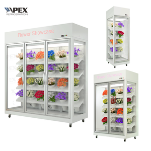 Réfrigérateur vertical pour fleurs Apex Chiller, vitrine réfrigérée, congélateur en <span class=keywords><strong>verre</strong></span>, présentoir froid - Product Image 1