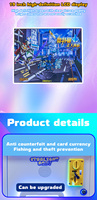 Fourniture directe d'usine 1 an à jetons Starlight Baby Sreen Jeux de pêche vidéo en plastique métallique pour l'amusement des enfants