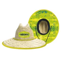 Natural Grass Wide Brim Beach Hat for Men and Women