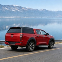 GWM Cannon Alpha PHEV 2024+ Pick-up Truck Canopy - Hardtop en alliage d'aluminium à hayon articulé, installation sans perçage, style sportif