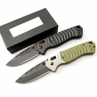 Couteau de poche tactique pliable G10, lame en acier D2, camping, défense personnelle, survie, EDC