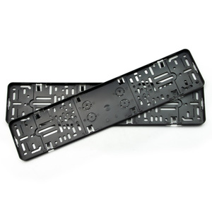 Khung Biển Số Xe Hơi Tùy Chỉnh Bằng Silicon Sợi Cacbon Màu Đen Thăng Hoa Bằng Bằng Nhựa Thép Không Gỉ Lấp Lánh Thị Trường Châu Âu - Product Image 1
