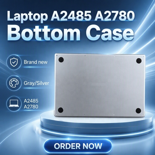 High Quality Buyee Brand Gray/Silver For MacBook Pro 16" A2485/A2780 Laptop Bottom Case Original New 90 Days Warranty 923-06750