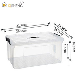 40 Lít 80 Lít 100 Lít Nhựa Lưu Trữ Hộp Rõ Ràng Lưu Trữ Thùng Hộ Gia Đình Lưu Trữ <span class=keywords><strong>Container</strong></span> Với Nắp Đậy - Product Image 2