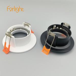 MR16 GU10 다이캐스팅 알루미늄 다운라이트 아크형 캠버 고정 브라켓 프레임 홀더 75mm 타공 GU10 MR16 LED - Product Image 3