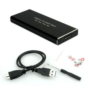 Nueva Carcasa de Aluminio para SSD M.<span class=keywords><strong>2</strong></span> NGFF, USB 3.0, 5 Gbps, Caja Externa para Disco Duro SATA/NVMe - Product Image 4