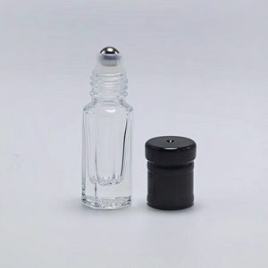 Sunshine Wholesale 3ml 6ml 12ml Transparent Slender Octagonal Glass Cosmetic <b>Perfume</b> Essential Oil Roller Bottle - Product Image 4