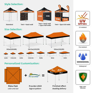Tente publicitaire, stand promotionnel, marquise commerciale personnalisée imprimée pour événements en plein air, événements <span class=keywords><strong>de</strong></span> marque, salons professionnels - Product Image 5