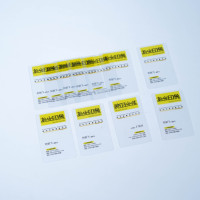 Carte magnétique en PVC transparente, personnalisée avec logo, impression numérique double face, film brillant, carte cadeau VIP pour les achats