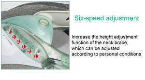 Soporte <span class=keywords><strong>Cervical</strong></span> Transpirable de Grado Médico con Cierre de Gancho y Bucle Ajustable para Cirugía de Columna <span class=keywords><strong>Cervical</strong></span>, Torticollis, Tracción y Fijación de Cuello - Product Image 5