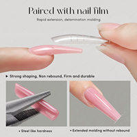 JTING Nouveau Design 9 Couleurs Gel Constructeur Effet Gelée Sans HEMA ni TPO Gel d'Extension d'Ongles Vernis à Ongles OEM Gel Constructeur Semi-Solide Thixotrope