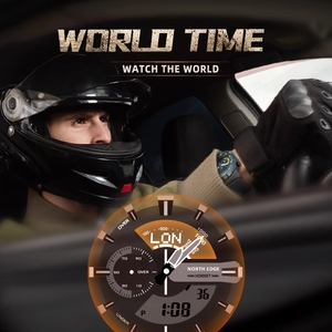 Reloj Deportivo Digital NORTH EDGE HORNET <span class=keywords><strong>2022</strong></span> para Hombre, para Correr y Ciclismo, Resistente al Agua 50M, Hora Mundial, Velocidad, Luminoso - Product Image 3