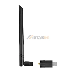PC USB 3.0 Adapter WiFi Wireless Dongle 1200 Mbps 1200 Mbps Network Adapter dengan Dual Band 2.4GHz 5.8GHz Antena Antena