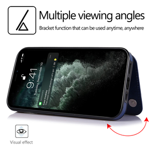 2023ใหม่กระเป๋าสตางค์หนังที่มีช่องที่ซ่อนอยู่สำหรับ <span class=keywords><strong>iPhone</strong></span> <span class=keywords><strong>14</strong></span> Promax กรณีหนังพลิกกระเป๋าสตางค์ที่มีช่องเสียบการ์ดสำหรับ <span class=keywords><strong>iPhone</strong></span> - Product Image 5