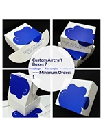 Boîtes pliables sur mesure, petites séries, impression couleur recto-verso, emballage avec logo, boîte cadeau haut de gamme, boîte avion, carton ondulé E-flute