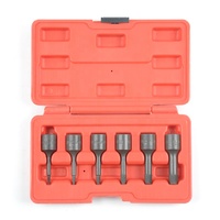 XCTOOL outil de réparation de voiture ensemble d'extracteur de vis 6pc 3/8 "Sq Drive Kits d'outils automobiles outils de réparation pour voiture XC1341