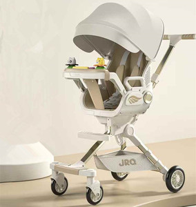 รถเข็นเด็กอเนกประสงค์รุ่นใหม่ปี <span class=keywords><strong>2026</strong></span> โครงอะลูมิเนียมอัลลอยด์ เบาะนั่งขนาดใหญ่ขึ้น สายรัดนิรภัยแบบห้าจุด พร้อมไฟและเสียงเพลง - Product Image 3