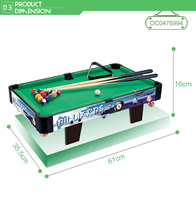 Ensemble de billard de table miniature de haute qualité pour enfants et adultes