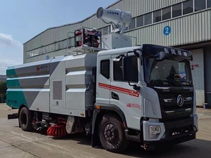 Camión barredor de 18 toneladas para la eliminación de la contaminación en carreteras, vehículo de limpieza profunda de alta presión para saneamiento urbano en el sudeste asiático - Product Image 2