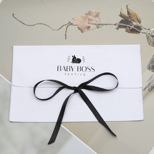 Luxury Reusable Custom Logo Printing <b>White</b> Jewelry Gift Packaging Pouch Organic Cotton Twill <b>Envelope</b> Dust Bag - Product Image 2