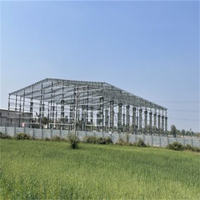 Almacén de Estructura de Acero Moderno, Construcción Prefabricada, Diseño Metálico, Modelo RT S80