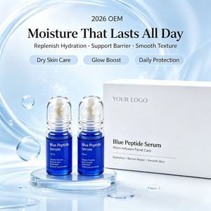 เซรั่มบำรุงผิวหน้าสูตรพิเศษ Private Label 2026 OEM GHK Blue Peptide ช่วยเติมความชุ่มชื้น ฟื้นฟูเกราะป้องกันผิว ลดเลือนริ้วรอย - Product Image 1