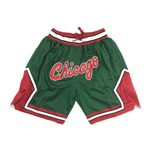 Nuovi pantaloncini da strada in Mesh personalizzati retrò basket corto per le tasche con cerniera da uomo - Product Image 5