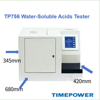 Probador de ácidos solubles en agua y antiaceite para turbinas de transformadores TIMEPOWER TP756, equipo de inspección de calidad de aceite para centrales eléctricas
