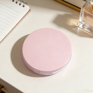 Portable powder puff <b>box</b>, ultra-thin flip-top with <b>mirror</b>, elastic mesh, mini high-end powder puff loose powder <b>box</b>, empty <b>box</b> - Product Image 3