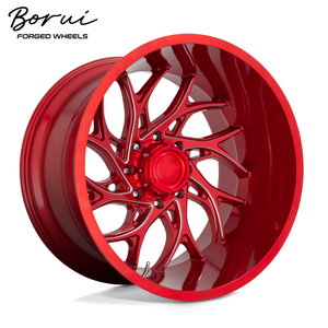 ボーリュイ 鍛造ホイール アルミ合金 22/24/26/28/30インチ アメリカンフォーススタイル トラックハブ 6061-T6 アルミ合金ホイール - Product Image 5