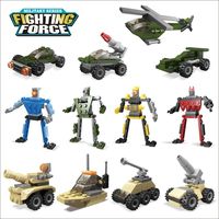Fournisseur direct d'usine, petites pièces en plastique ABS, blocs de construction, robot, avion, voiture, jouet éducatif pour enfants, modèle de capsule, jouet