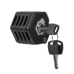 Candado Plegable con Llave AFTFA para <span class=keywords><strong>Bicicleta</strong></span> de Montaña, <span class=keywords><strong>Bicicleta</strong></span> Eléctrica y Motocicleta, Antirrobo, Compra al por Mayor - Product Image 2