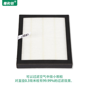 เครื่องฟอกอากาศในรถยนต์สีเขียว รุ่น Green Innovation พร้อมไส้กรอง H13 Hepa ใยไฟเบอร์ความหนาแน่นสูง ความต้านทานต่ำ ปรับขนาดได้ตามต้องการ - Product Image 3