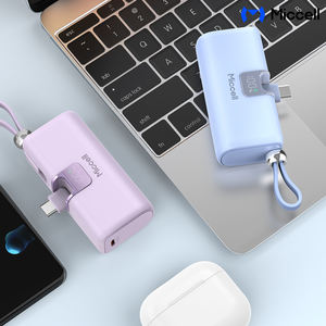 Batterie externe universelle Miccell Mini Ultra Slim étanche Li-Polymère avec affichage numérique 5000mAh PD 22.5W <span class=keywords><strong>Charge</strong></span> rapide - Product Image 6