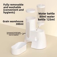 Ensemble d'alimentation pour hamster 2 en 1, design anti-renversement, bouteille d'eau, bol à nourriture pour hamsters syriens nains, prix d'usine, fournitures pour petits animaux