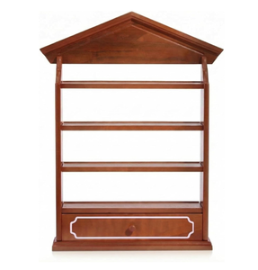 ชั้นวางของติดผนังแบบไม้รักษ์โลกสไตล์วินเทจสำหรับเก็บเครื่องเทศในครัว จุขวดได้ 24 ขวด - Product Image 6