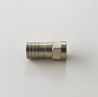 Conector Coaxial RF de 75 ohmios, Tipo F Macho, para Cable RG6