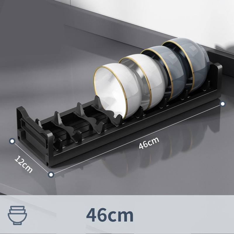 black 46CM bowl rack