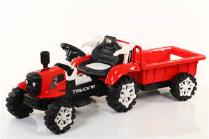 Tractor eléctrico para niños famoso en Internet con cuatro ruedas, control remoto, adecuado para dos personas, adultos y niños - Product Image 2