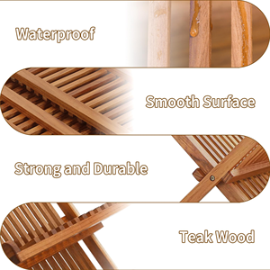 Kitchen Folding Bamboo <b>Dish</b> Drying Rack <b>Dish</b> Holder - Product Image 2