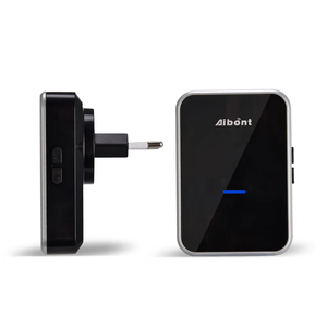 Sonnette sans fil T193-BS sans batterie avec prise française UK EU pour sonnette longue Distance d'hôtel avec indicateur Led - Product Image 4