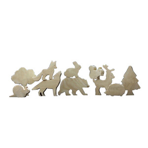 Giocattoli animali della foresta in legno giocattolo educativo della foresta Montessori per neonati e bambini set di giocattoli della foresta in legno - Product Image 3