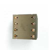 Dissipateur thermique en cuivre personnalisé avec ailettes en aluminium, radiateur de refroidissement IGBT haute puissance